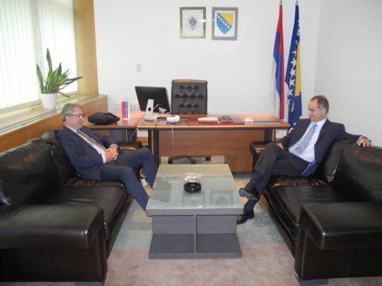Predsjedatelj Zastupničkog doma Mladen Bosić razgovarao sa veleposlanikom Italije u BiH